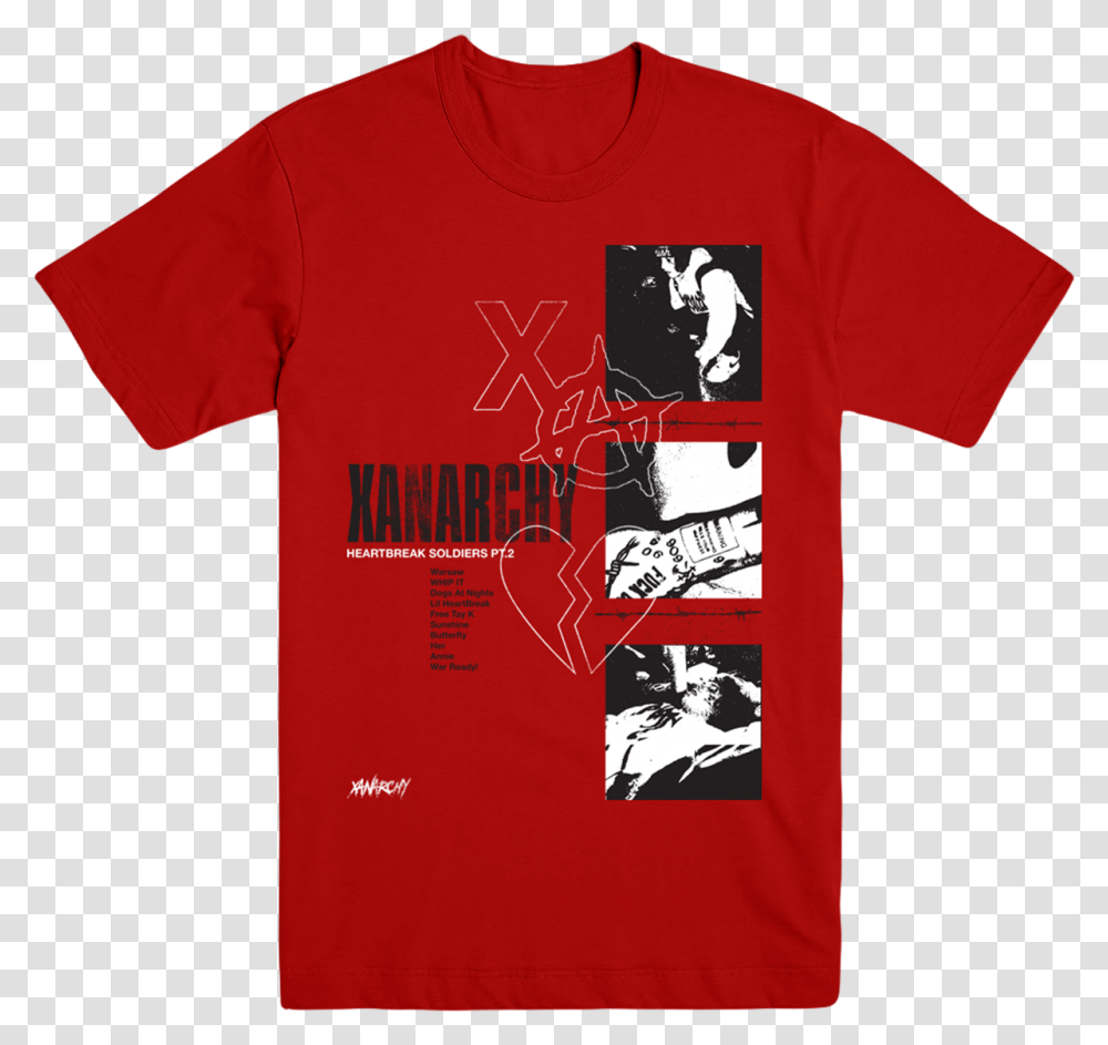Xanarchy Shirt Red, Apparel, T-Shirt Transparent Png