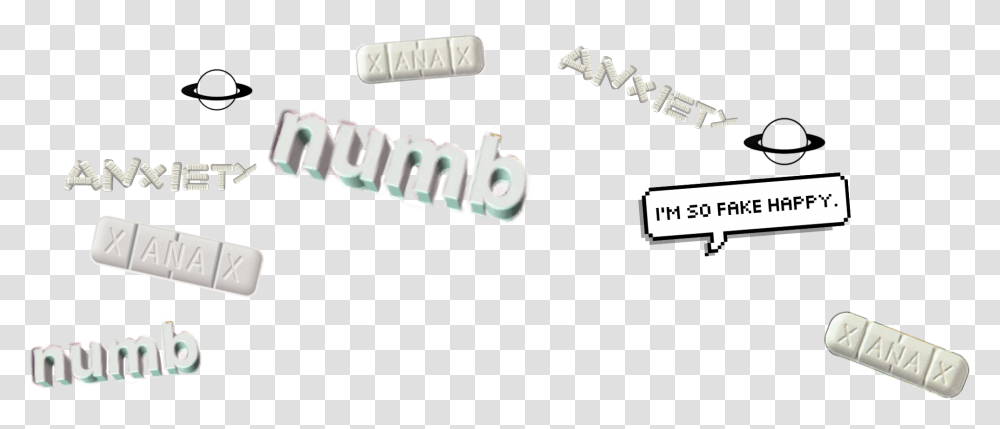 Xanax Aesthetic Background, Word, Alphabet, Number Transparent Png