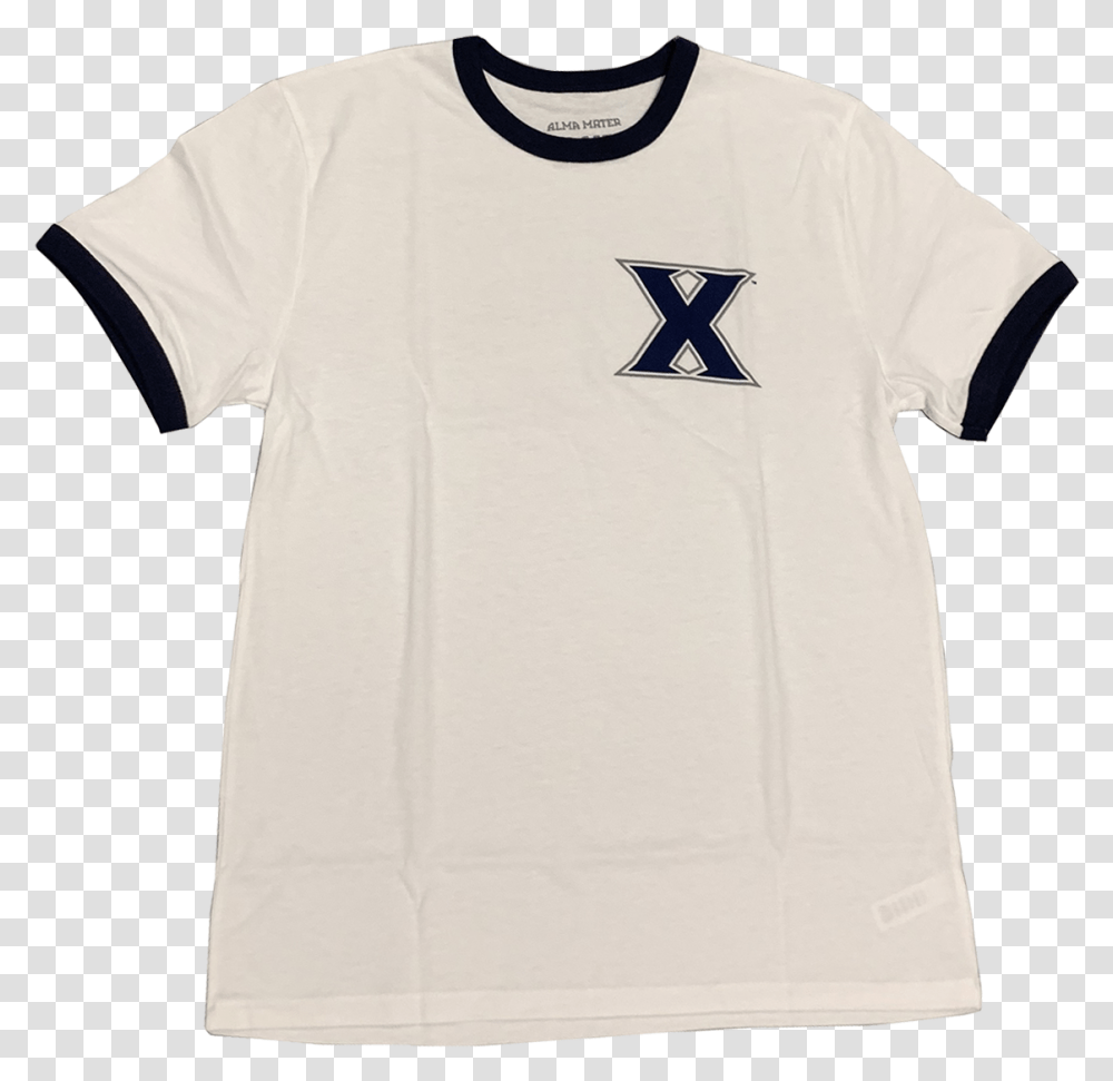 Xavier University Musketeers Men's Ringer TeeClass Active Shirt, Apparel, T-Shirt, Sleeve Transparent Png