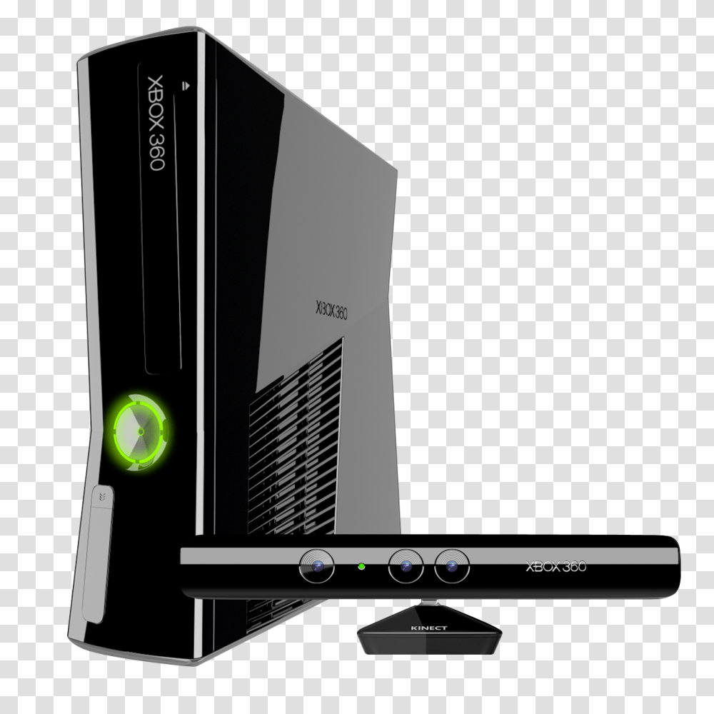 Xbox 360 Console And Kinect, Electronics, Computer, Modem, Hardware Transparent Png