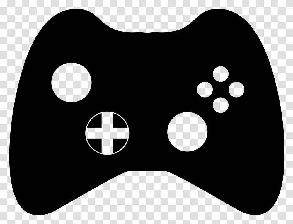 Xbox 360 Controller Xbox One Controller Wii Clip Art Black And White Controller, Gray Transparent Png