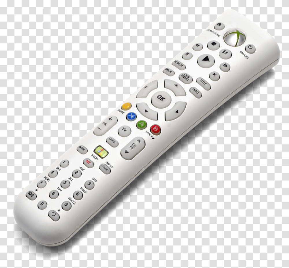 Xbox 360 Tv Remote, Remote Control, Electronics Transparent Png