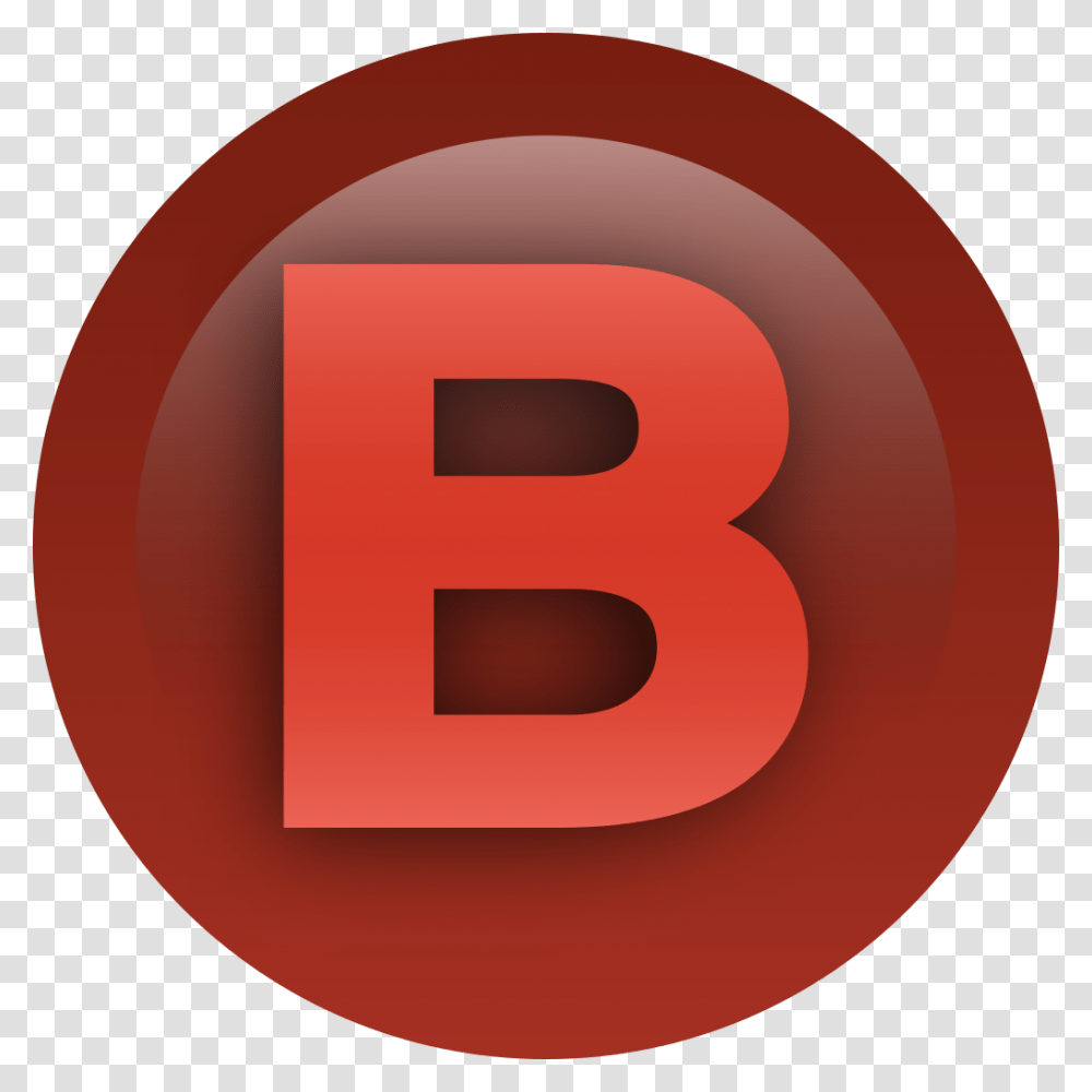 Xbox B Button Icon, Number, Label Transparent Png