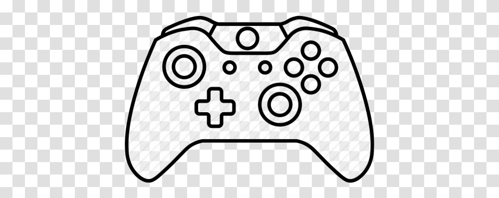 Xbox Controller Line Drawing Draw Free Drawing Of A Controller, Electronics, Joystick, Remote Control Transparent Png
