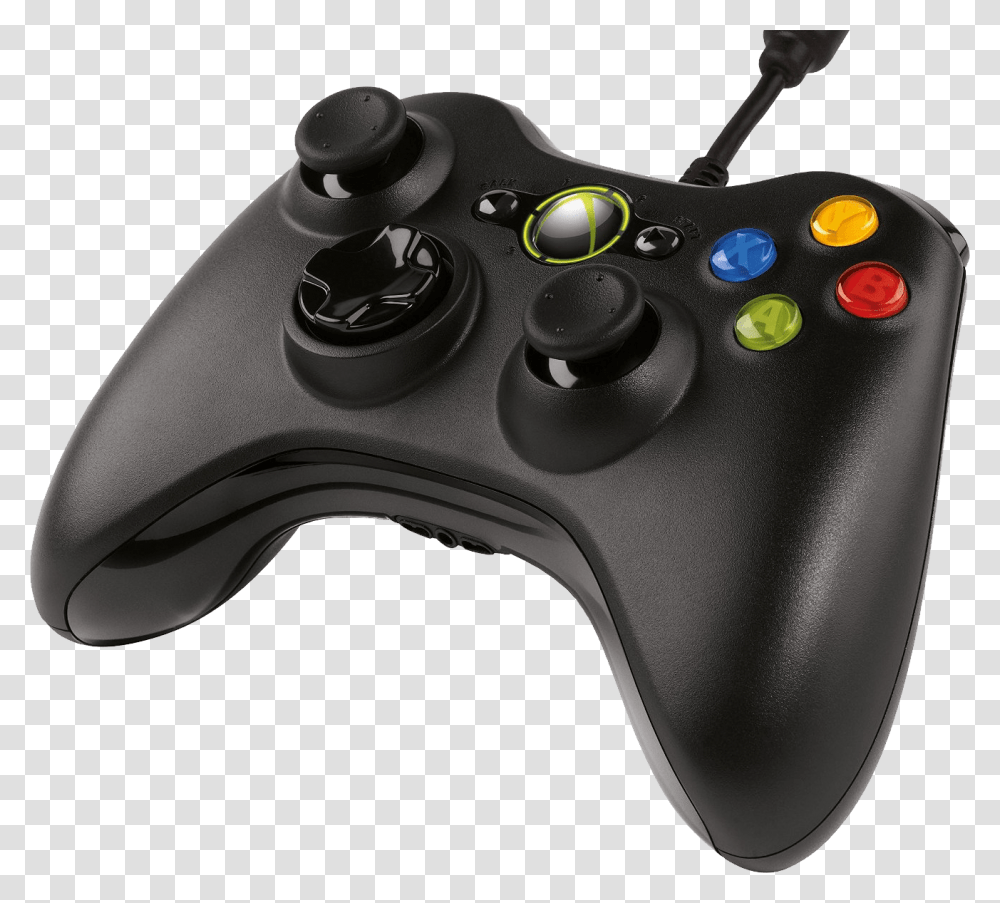 Xbox Controller Side View Wired Xbox 360 Controller, Electronics, Joystick, Helmet Transparent Png