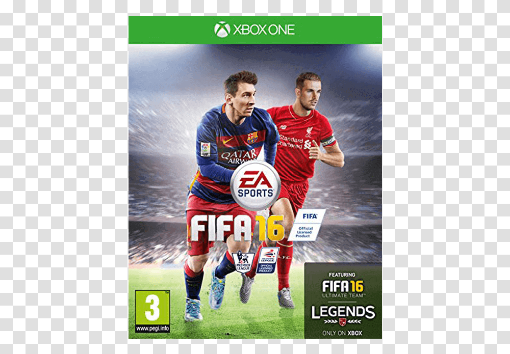 Xbox Fifa 16 Cover, Person, People, Team Sport Transparent Png