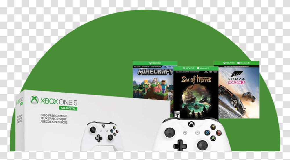 Xbox Gaming Console Xbox One S All Digital, Video Gaming, Electronics, Electrical Device Transparent Png