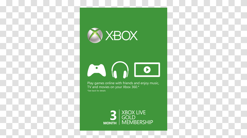 Xbox Live 12 Months, Advertisement, Poster, Plant Transparent Png