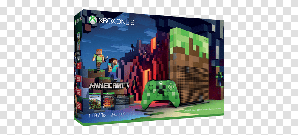 Xbox One 1tb Minecraft, Person, Human, Toy Transparent Png