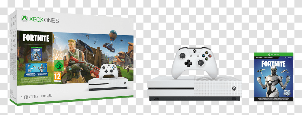 Xbox One Console Xbox One S, Person, Human, Electronics, Video Gaming Transparent Png