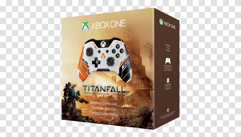 Xbox One Controller Titanfall Edition, Advertisement, Poster, Flyer, Paper Transparent Png
