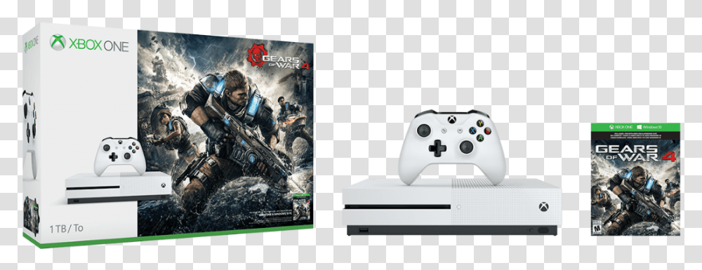 Xbox One Gears Of War 4 Bundle, Person, Human, Electronics, Video Gaming Transparent Png