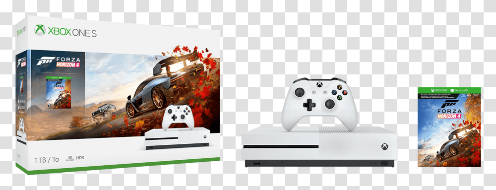 Xbox One S And Xbox One X Forza Horizon 4 Bundles Xbox One X Forza Bundle, Electronics, Machine, Tabletop, Furniture Transparent Png