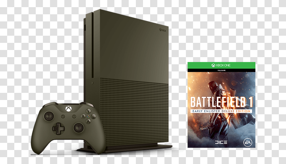 Xbox One S Battlefield 1 Bundle, Mouse, Hardware, Computer, Electronics Transparent Png