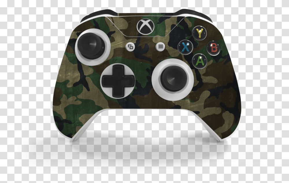 Xbox One S Controller Woodland Camo Decal KitClass, Electronics, Military, Military Uniform, Camouflage Transparent Png