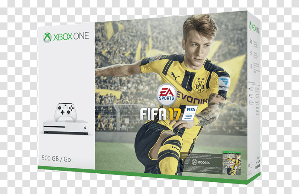 Xbox One S Fifa 17 Bundle, Person, People, Field, Sphere Transparent Png