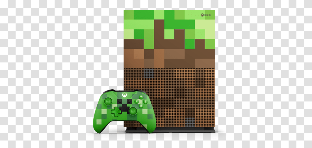 Xbox One S Minecraft Limited Edition, Electronics, Toy, Joystick Transparent Png