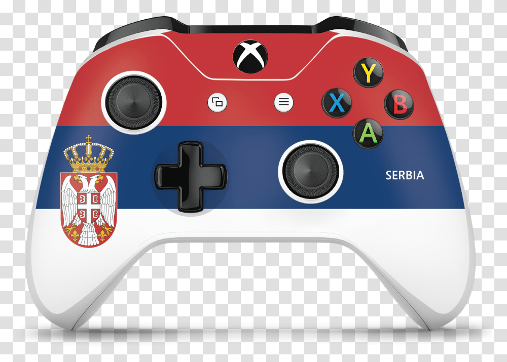 Xbox One Serbia Flag Controller Skin Xbox Iran Controller, Logo, Machine Transparent Png