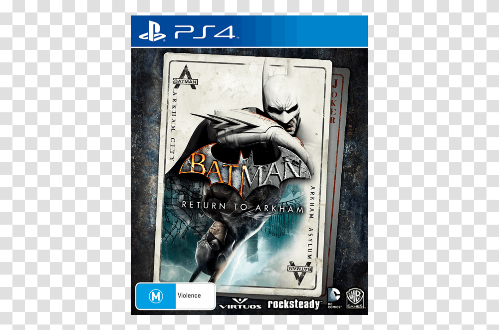 Xbox One X Batman Return To Arkham, Poster, Advertisement, Person, Human Transparent Png