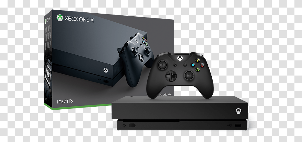 Xbox One X With 2 Controllers, Mouse, Hardware, Computer, Electronics Transparent Png