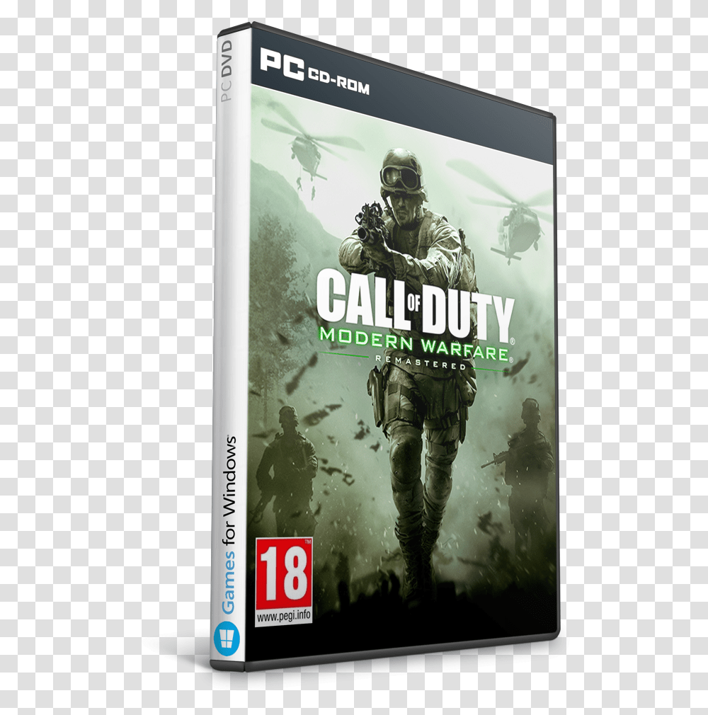 Xboxone Call Of Duty Modern Warfare Remastered Call Of Duty Modern Warfare Remastered Pc, Person, Human, Poster, Advertisement Transparent Png