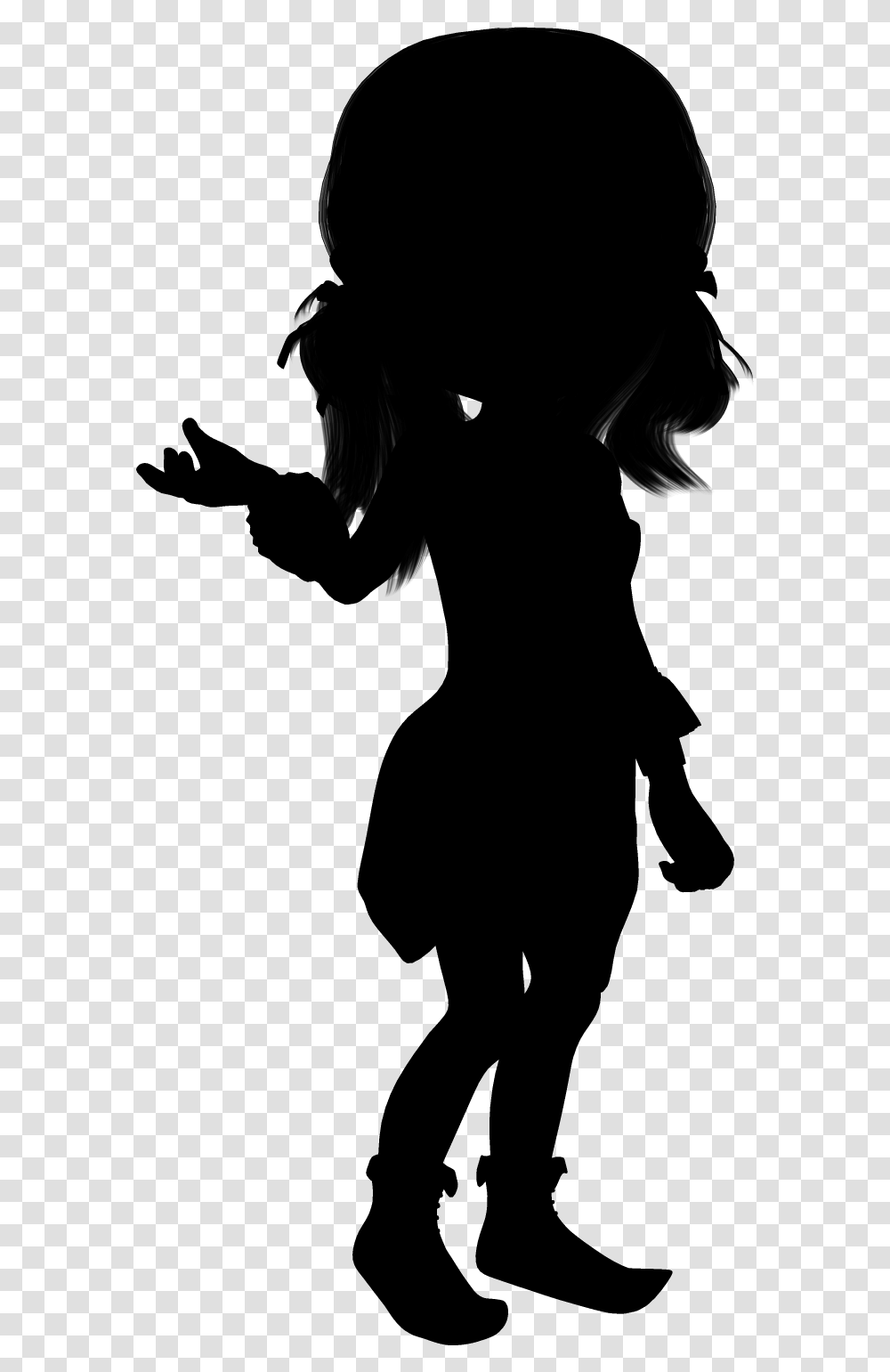 Xchng Silhouette Illustration Download Free Image Clipart Silhouette, Gray, World Of Warcraft Transparent Png