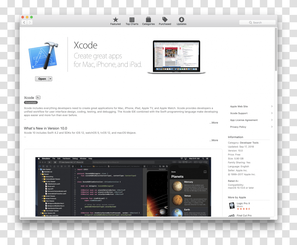 Xcode, File, Electronics, Webpage, Screen Transparent Png
