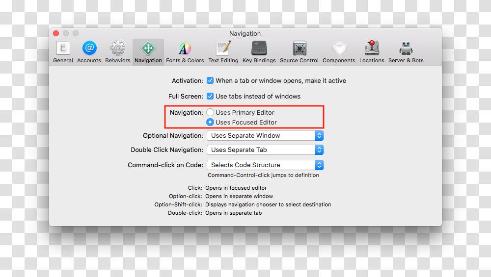 Xcode Navigation Settings Assistant Editor Button In Xcode, File, Webpage Transparent Png