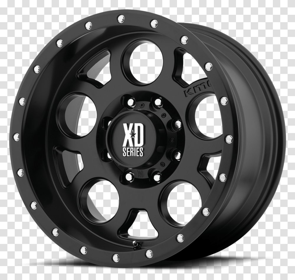 Xd 126 B Std 1000 Method Con6 Black, Wheel, Machine, Tire, Car Wheel Transparent Png