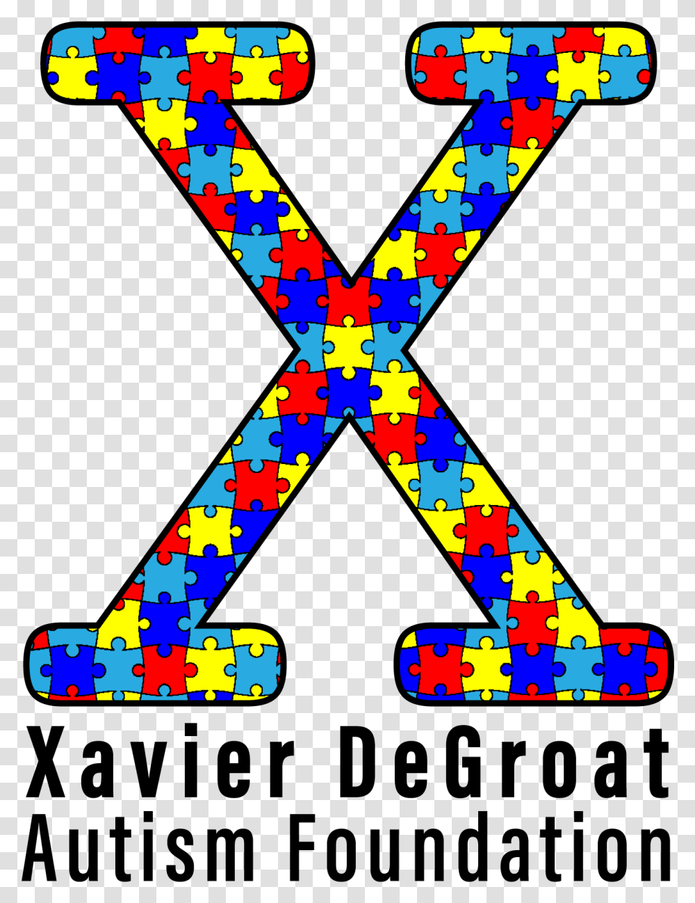 Xdaf Logo Puzzle Final Xavier Degroat Foundation, Triangle, Lighting, Alphabet Transparent Png