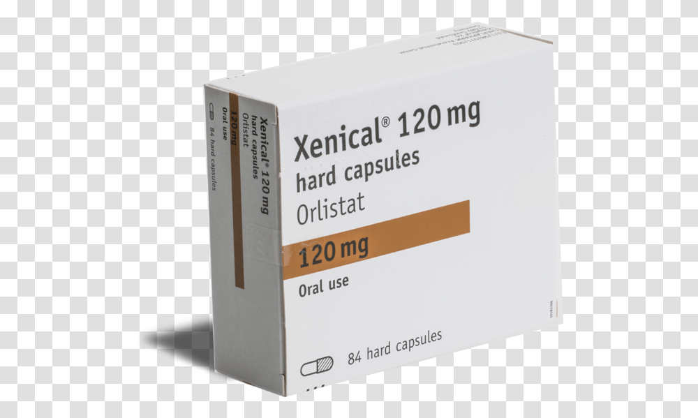 Xenical, Box, Carton, Cardboard Transparent Png