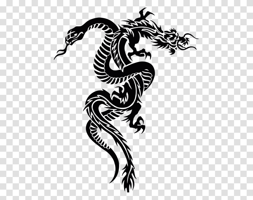 Xenodermus Snakes Dragon Free Clipart Hd Clipart Dragon And Snake Tattoo Designs, Person, Human, Baby, Silhouette Transparent Png