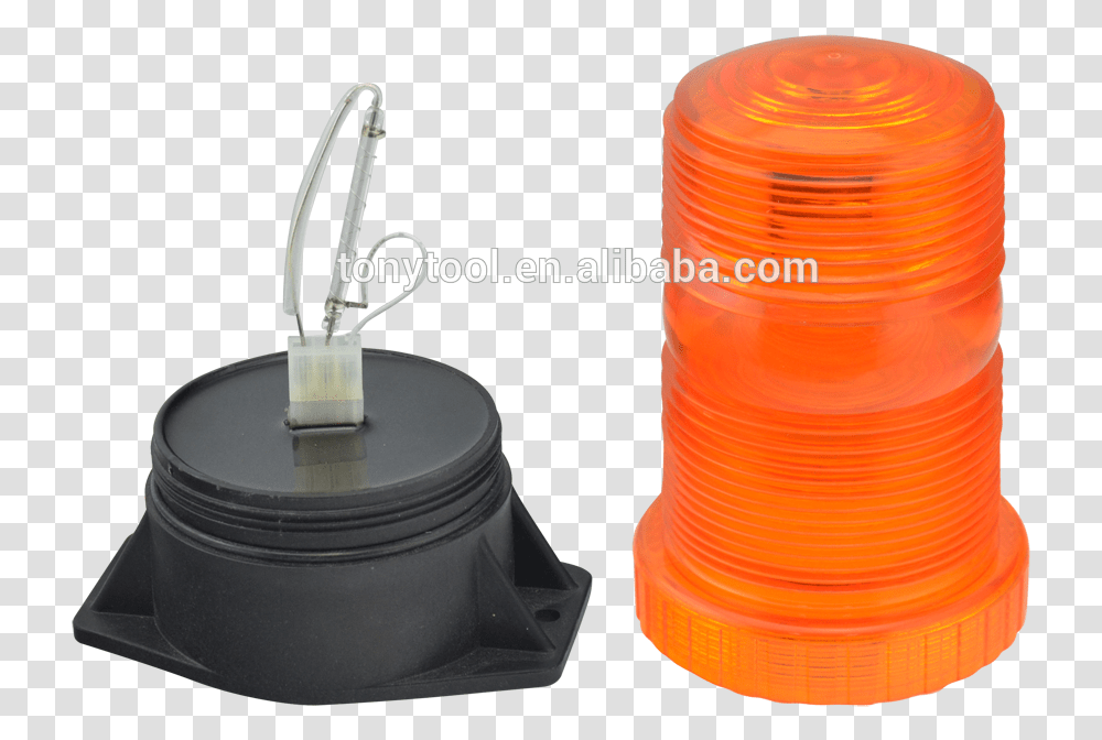 Xenon Tube Strobe Light Circuit Amber Warning Beacon Bellows, Cylinder, Coil, Spiral, Plastic Transparent Png