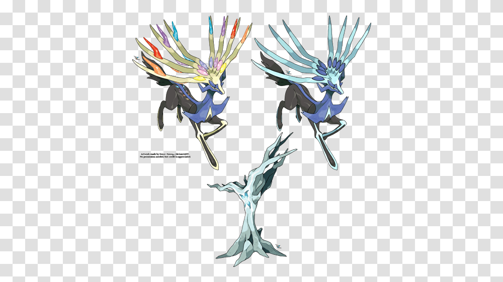 Xerneas Cospix Xerneas Pokemon, Bird, Animal, Art, Ornament Transparent Png