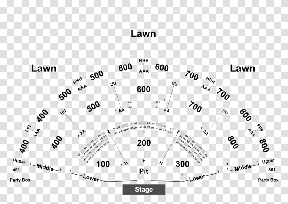 Xfinity Theater Seating Chart 600 Ddd, Plant, Gauge, Vegetable, Food Transparent Png