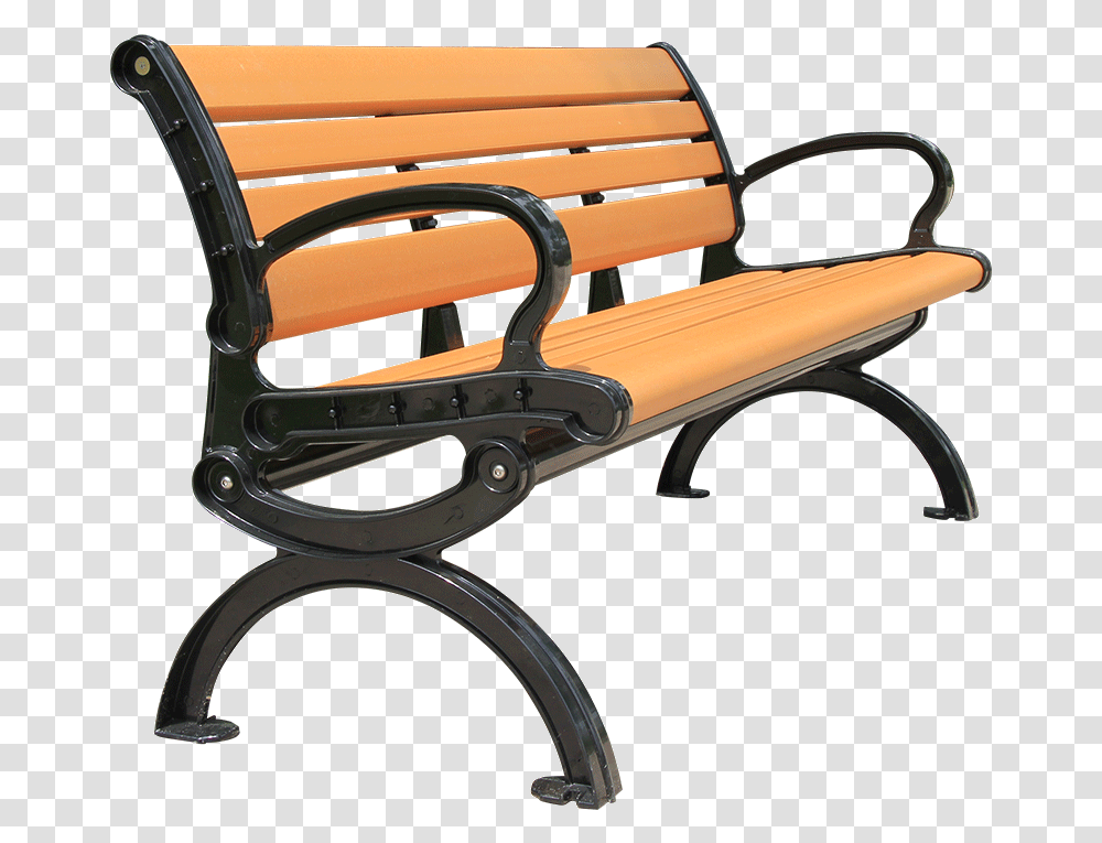 Xiangxi American Park Chair Outdoor Bench Plastic Wood Bench, Furniture, Park Bench Transparent Png