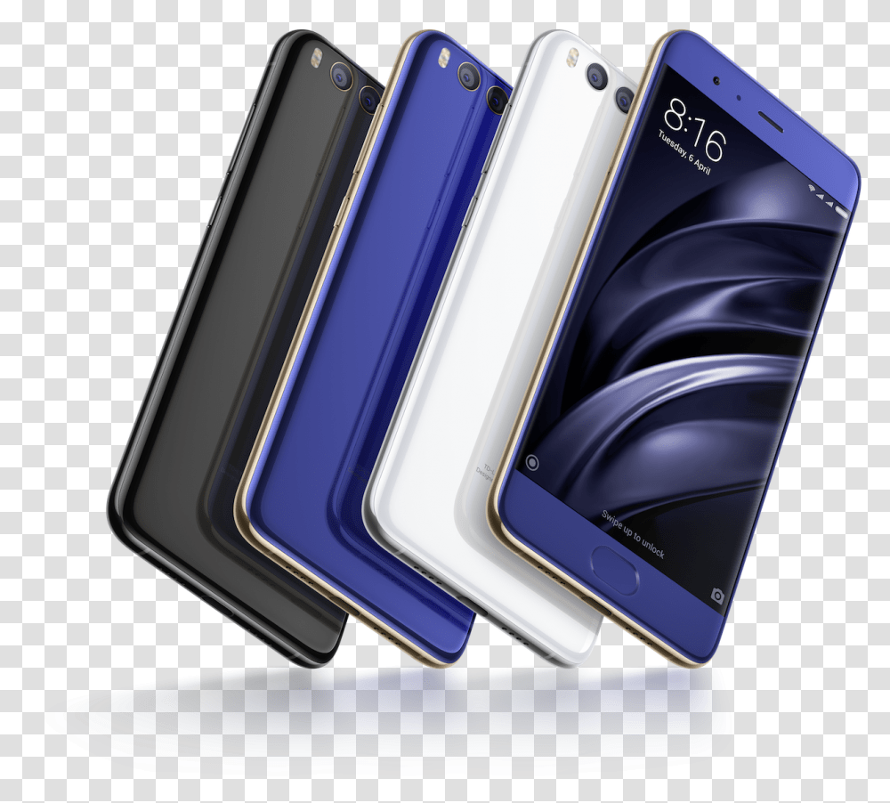 Xiaomi Mi 6 In Various Colors, Mobile Phone, Electronics, Cell Phone Transparent Png