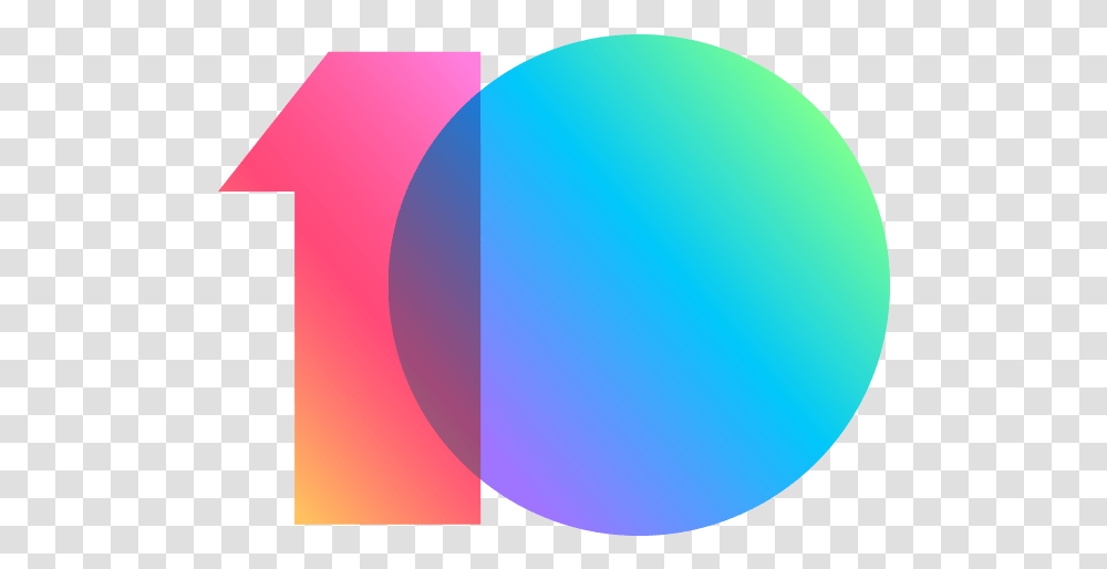 Xiaomi Miui 10 Logo, Sphere, Balloon, Graphics, Art Transparent Png