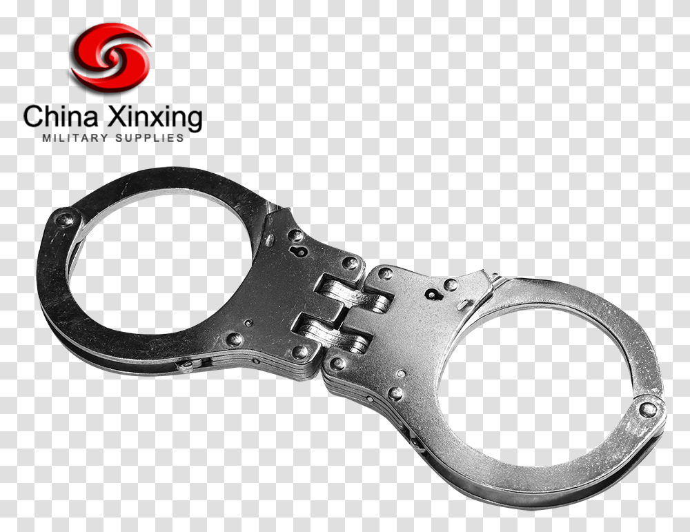 Xinxing Security Cuffs Carbon Steel Nickel Plated Police Chain, Tool, Gun, Weapon, Weaponry Transparent Png