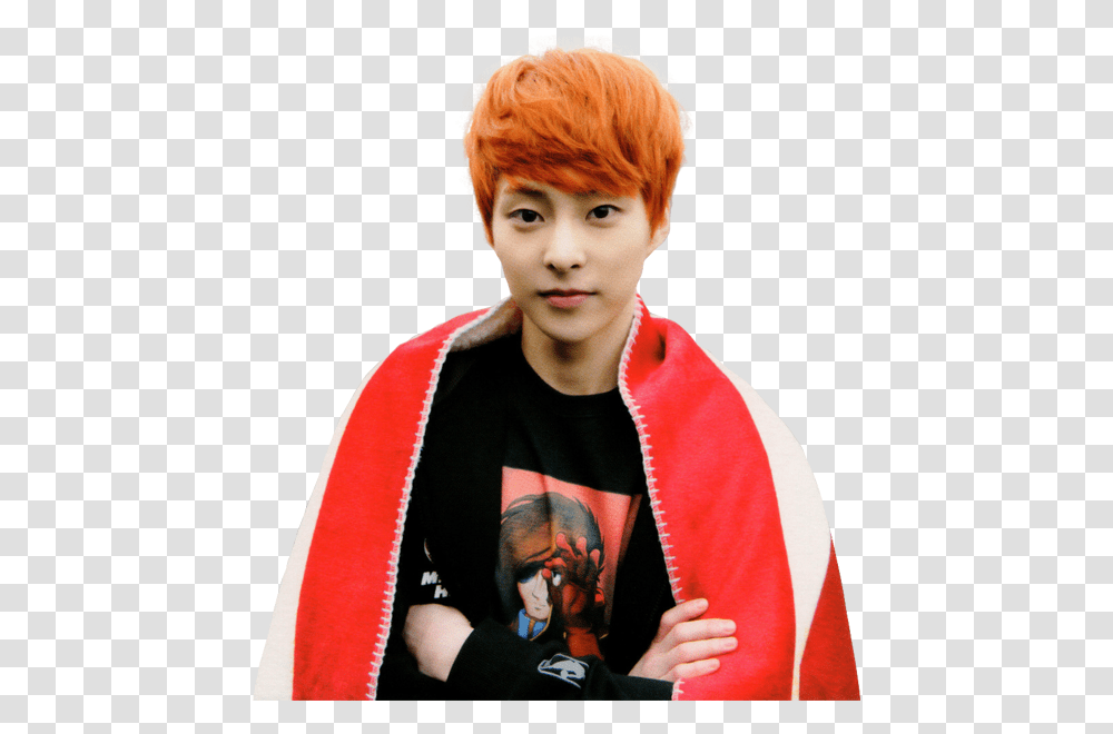 Xiumin Clipart Background, Sleeve, Person, Boy Transparent Png
