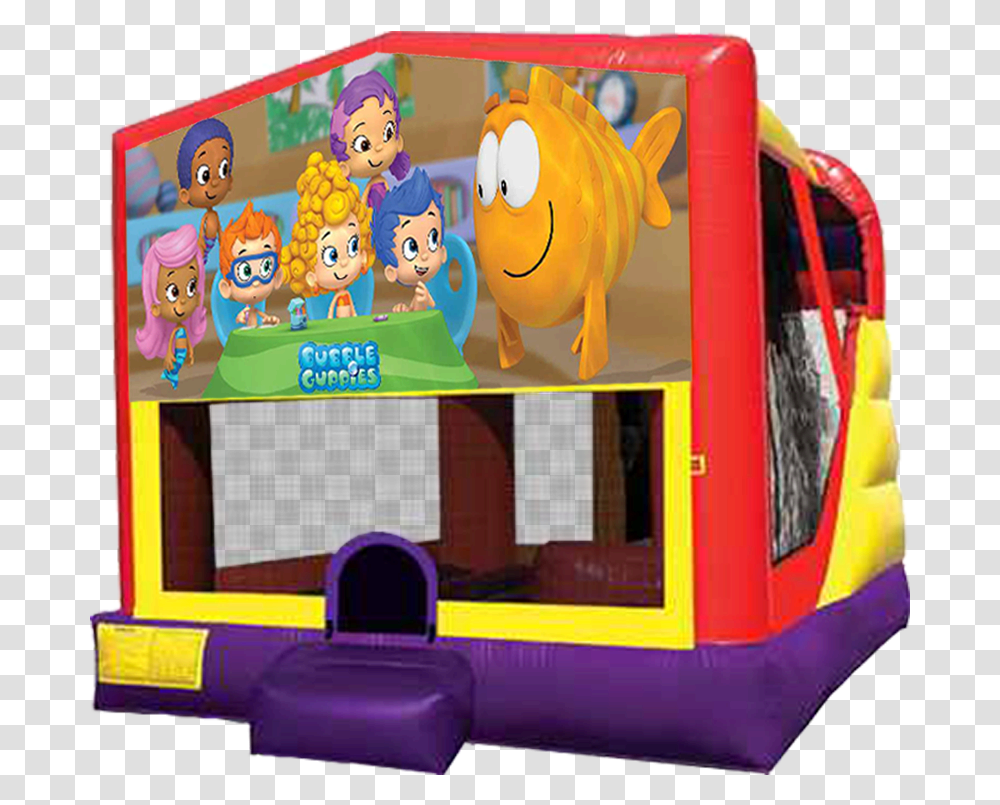 Xl Bubble Guppies Combo 4 In 1 Inflatable Combo, Toy, Play Area Transparent Png
