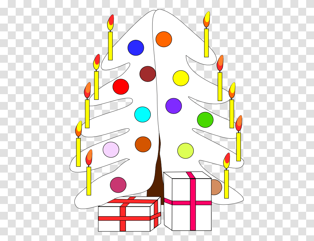 Xmas Christmas Tree 7 Black White Line Art Coloring Christmas Day, Plant, Paper, Ornament, Birthday Cake Transparent Png