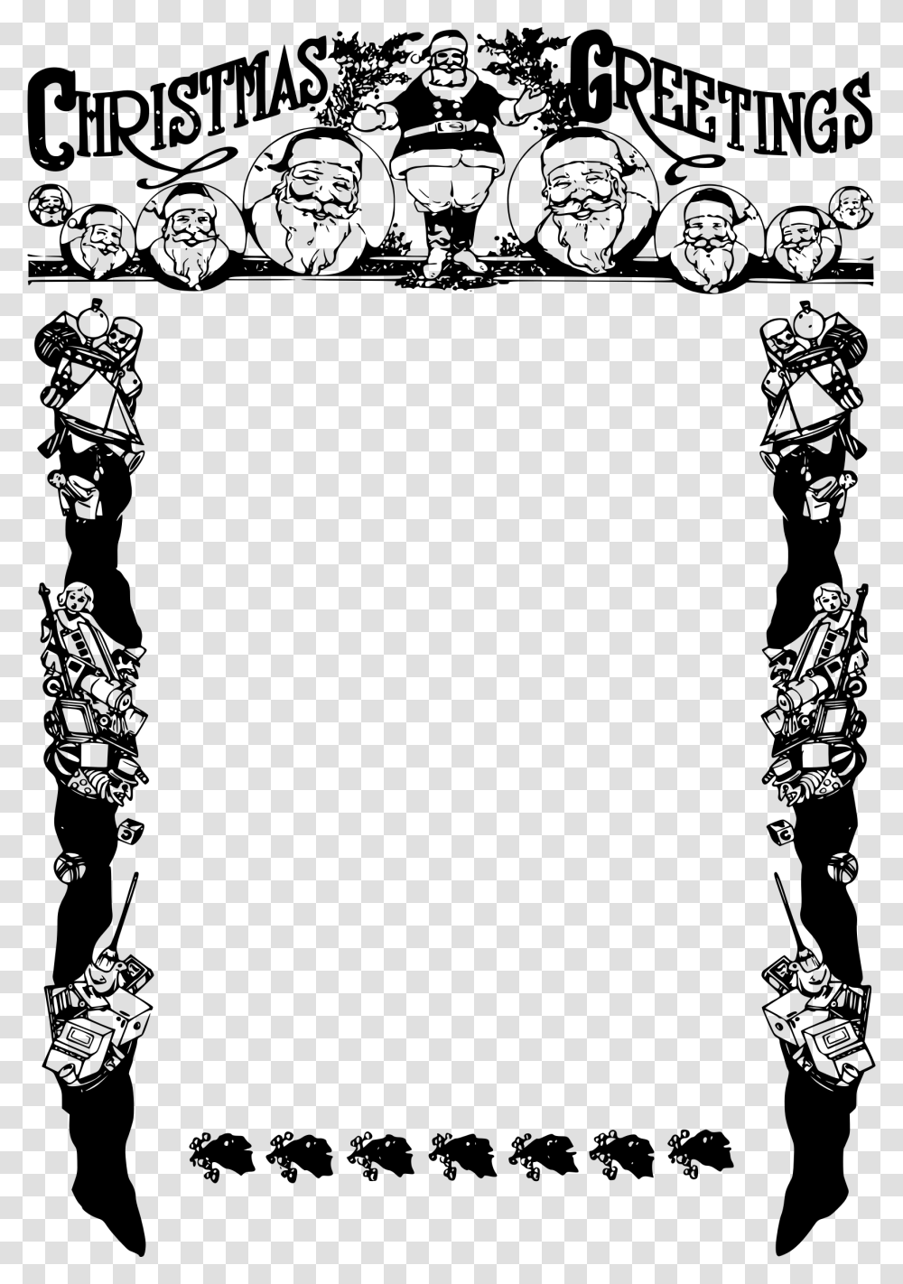 Xmas Greetings Frame Clip Arts Trippy Frame, Gray, World Of Warcraft Transparent Png