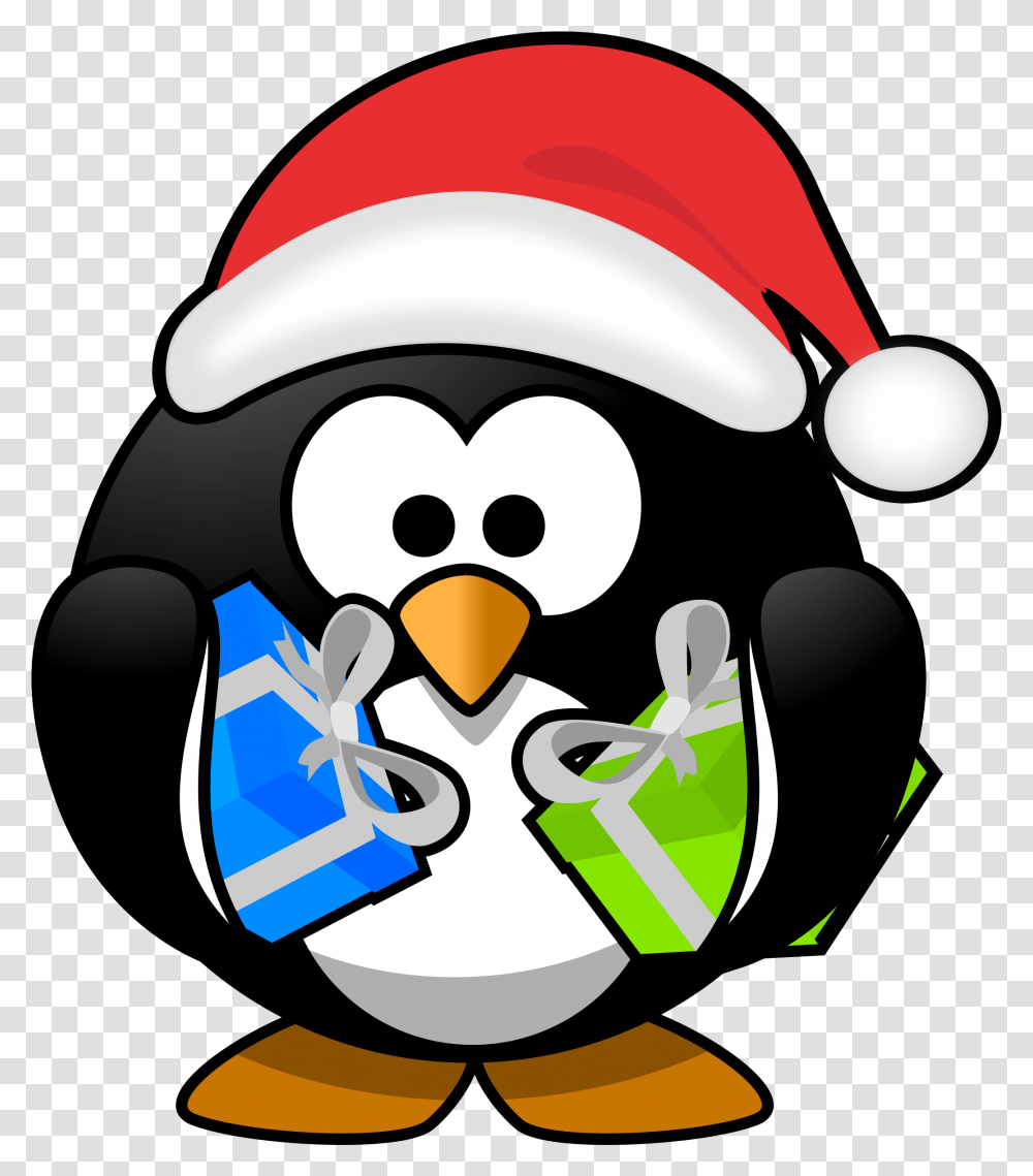 Xmas Hat Penguin Svg Download Huge Freebie Christmas Penguin Clipart, Bird, Animal, Angry Birds Transparent Png