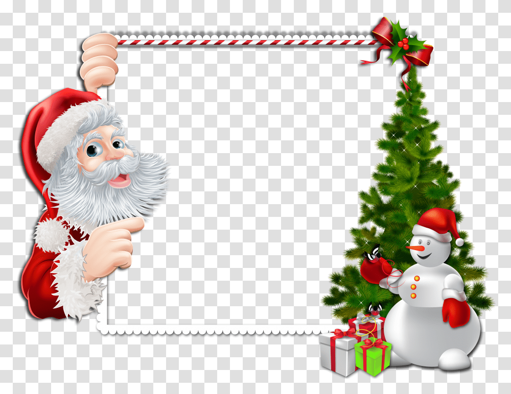 Xmas Image Background Merry Christmas Frame Transparent Png