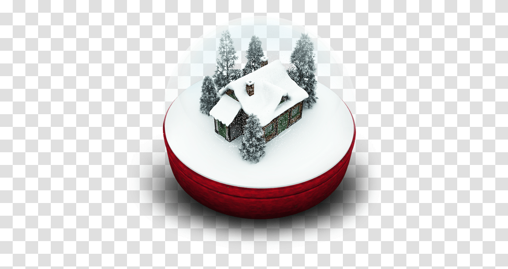Xmas Snow Globe Icon Christmas Day, Cottage, House, Housing, Building Transparent Png