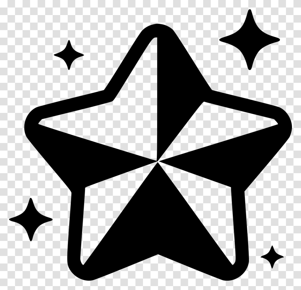 Xmas Star Decoration Wink Blink X Mas Star Icon, Star Symbol Transparent Png