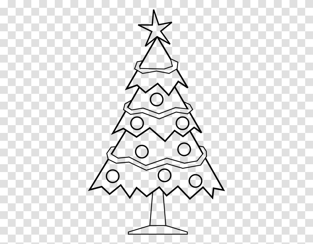 Xmas Tree Black And White, Gray, World Of Warcraft Transparent Png