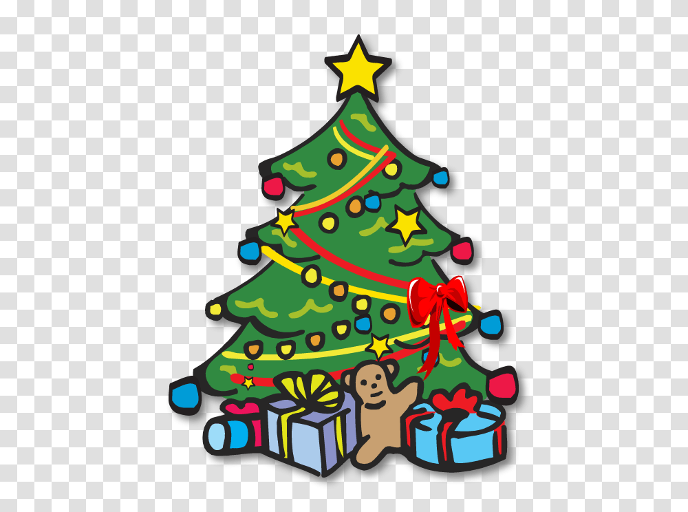 Xmas Tree Clip Art Christmas Tree Clipart Black And White, Plant, Ornament, Star Symbol Transparent Png