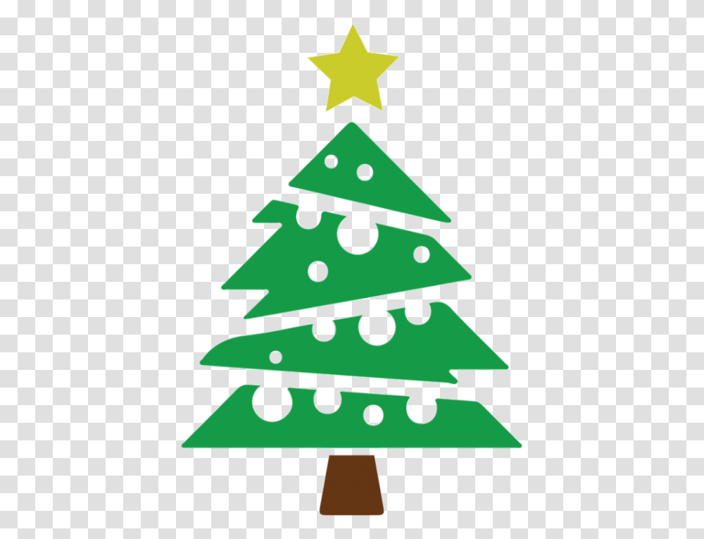 Xmas Tree Vector Image, Plant, Star Symbol, Ornament Transparent Png